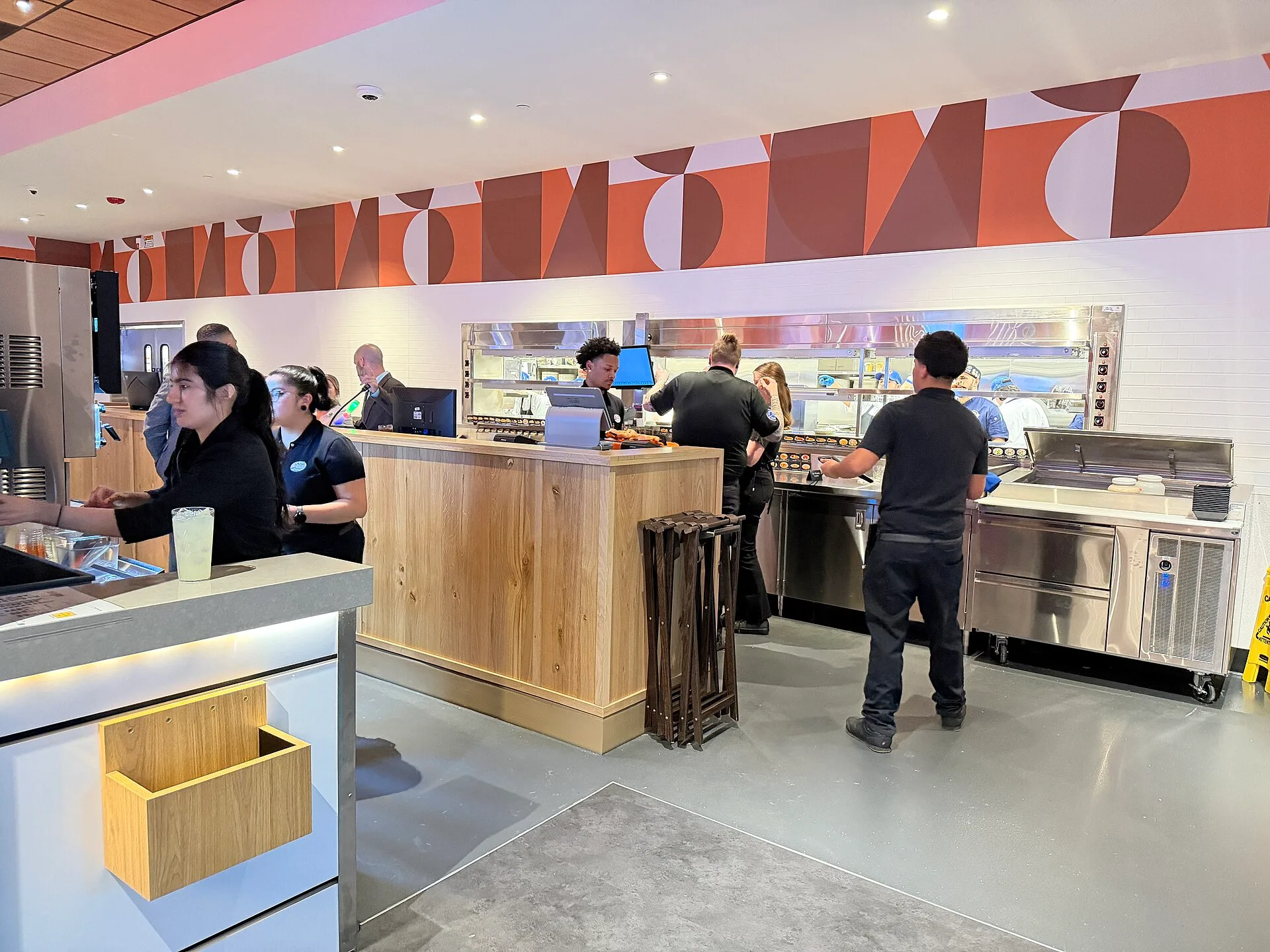Kitchen and prep area at Dave & Buster's Santa Rosa, California. Ghost kitchen expansion: a framework for growth