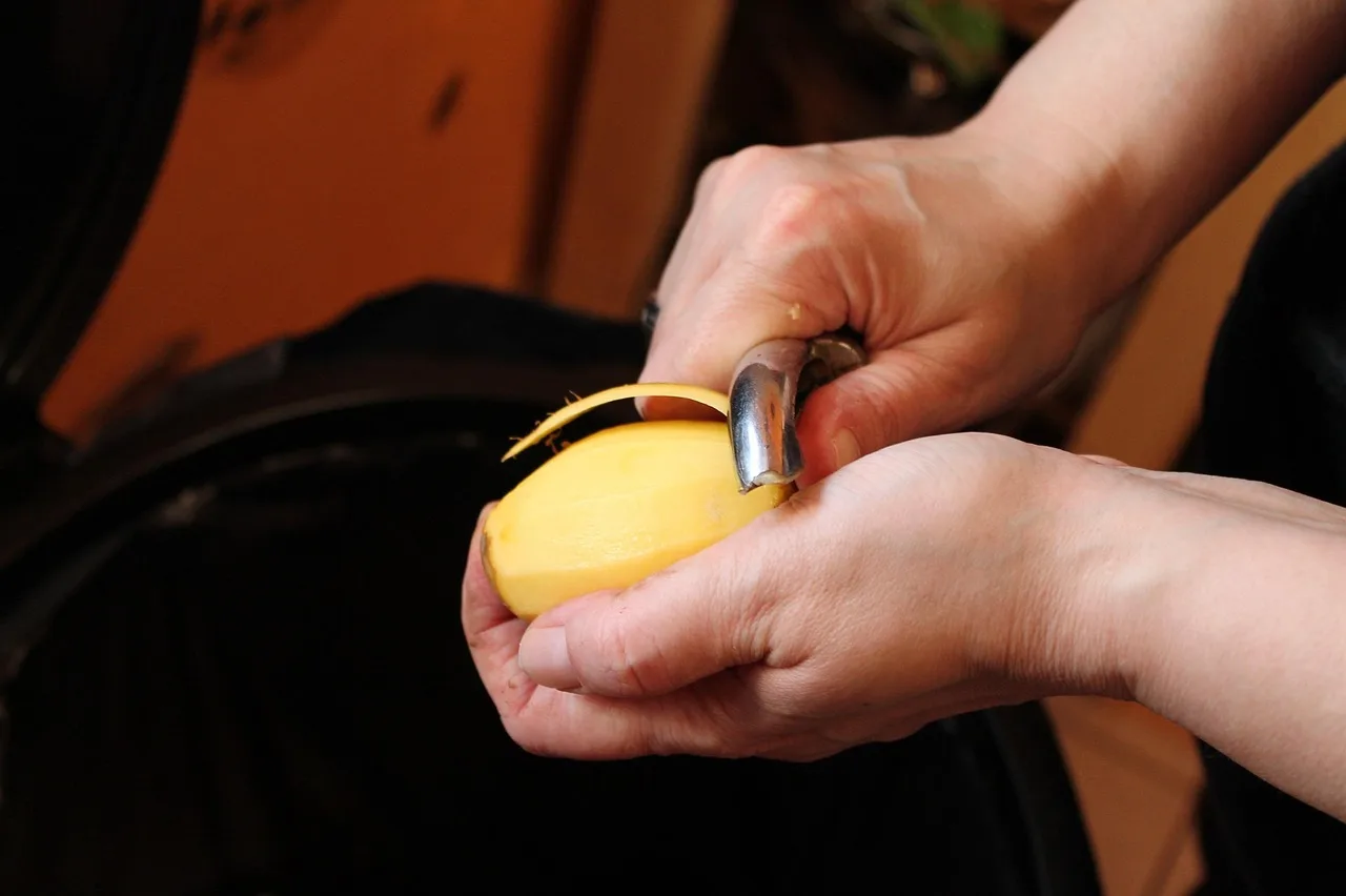 peel the potato, hands, potato, kitchen work, peeler, kitchen, cook, peel, kitchen waste, peel potatoes, potato, potato, potato, potato, potato, peeler, peel, peel, peel, peel, kitchen waste. Ghost Kitchen Food Waste Tracking: Which Items to Log Each Shift
